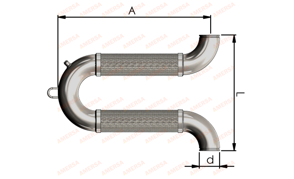 omega-hose-U-Flex-dimensions